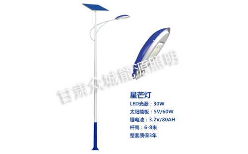 博湖太阳能路灯核心技术参数解读